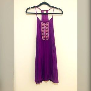 Purple sundress